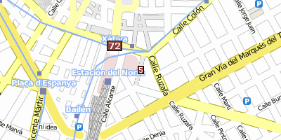 Stadtplan Museo Taurino de Valencia Valencia